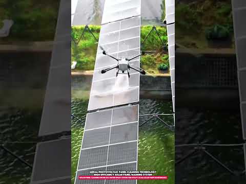 Solar Panel Cleaning Drone 20 L Water Spray System for Utility Scale Solar Farm Maintenance