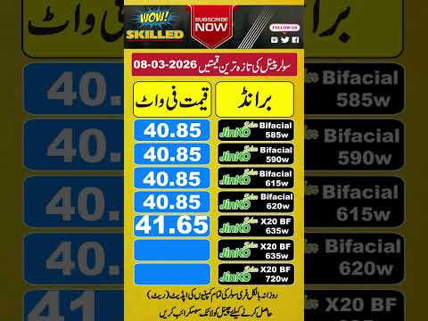 Jinko Solar Panel Price in Pakistan