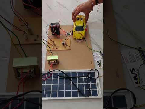 HVS-2807. Solar Wireless Electric Vehicle Charging System #Wireless power transmission#Solar power.