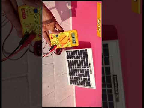 Solar 10w 12v Polycrystalline Solar Panel Testing #power_gen #solarenergy #12vsolarpanel #freeenergy