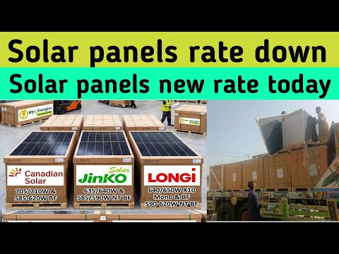 Longi,Jinko, Canadian Solar Panel New rate | Solar Panel updated Price in Pakistan 2026 11 march