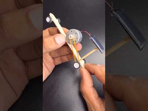 Dc motor solar power car #diy #shorts #dcmotorcar #experiment