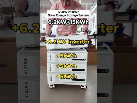 SUNC Energy Storage System: New upgrade 6.2KW inverter + 15KWh lithium battery#solarbattery #ess