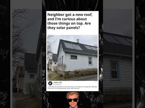 Are These Solar Panels?