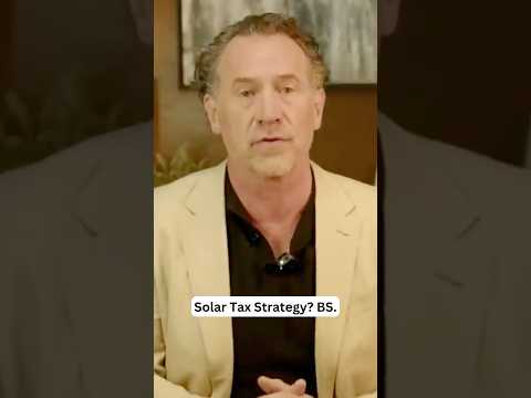 The Truth About Solar Tax Strategies (Most Investors Get This Wrong)