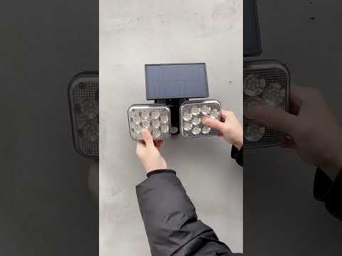 Bright Smart and Solar Perfect Outdoor Wall Lamp😯 #solarlight #trending