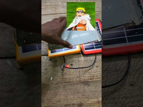 Solar panel without sunlight? ⚡😳 Let’s test it!#viral #experiment #trending