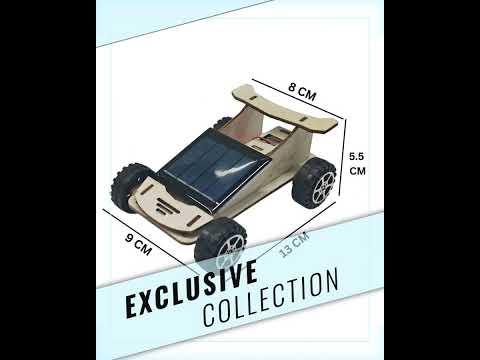 ERH India DIY Solar Panel Cell Toy Car Kit Science Project Experiment Working Model for School St…