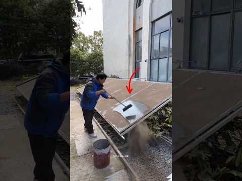How to Clean Solar Panels Fast | Solar Panel Cleaning Tips & Tricks 😳 #shorts #facts #viral