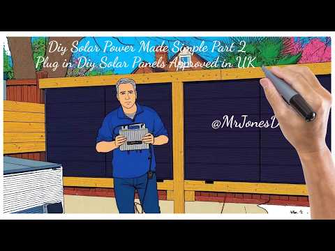 DIY Solar Power Made Simple Part2 Plug in Solar Panels Approved in the UK #ecoflow #offgrid