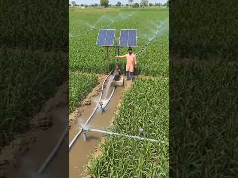 Solar Power + Desi Jugaad = Smart Farming! 🌾 Bina kisi kharche ke  #SmartFarmer #SolarEnergy”