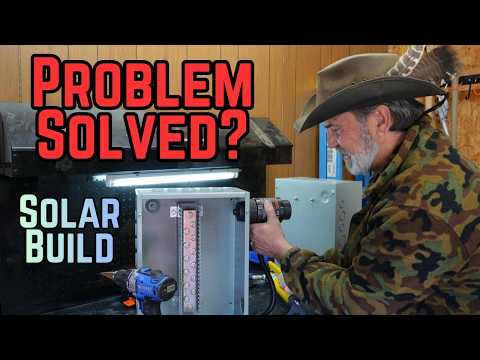 Solar Power Shed Problem SOLVED? | Did I Cause More ISSUES? | OFF GRID Solar Build