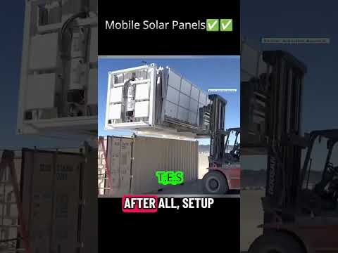 Mobile Solar Panels✅✅#electrician #electrical #industrialelectrician #electricalengineers #love