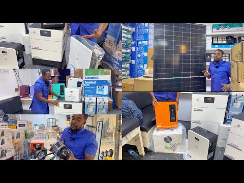 Price Of Solar Generator, Solar Street Lights, Lithium Batteries, Solar Panels, Inverters in Nigeria