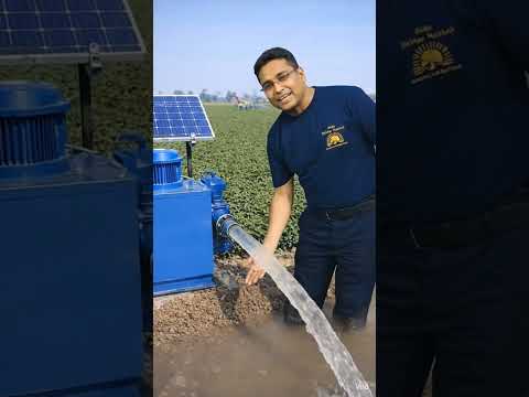 3HP Solar Pump | Solar Water Pump for Farming | Zero Electricity Irrigation Business 2026#viralshort