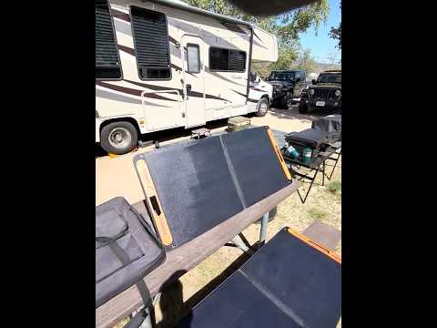 Jackery Folding 100w Solar Panels… a MUST HAVE for camping!!! 👍👌✌️❤️ #jeep #rvlife  #offroad