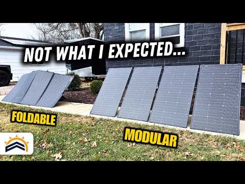 Portable Solar Panel Testing | Does This New Design Lead To More Power Output?