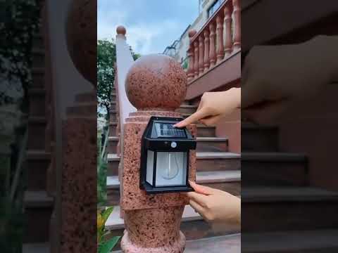 Mini Waterproof Solar Interaction Wall Lamp With Motion Sensor Security Light | Espace
