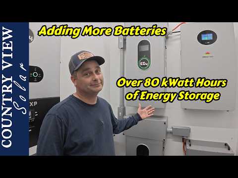 Maxing Out Our Solar Power Room  – Adding Even More Batteries.