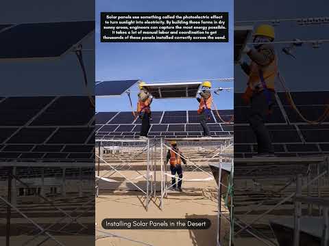 Installing Solar Panels in the Desert