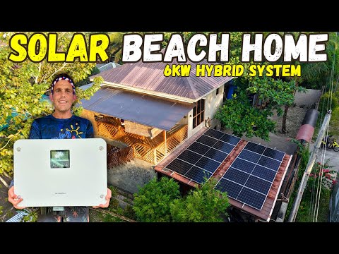 NEW SOLAR PHILIPPINES BEACH HOME – Hybrid 6kW Energy System (Sungrow MG6RL)