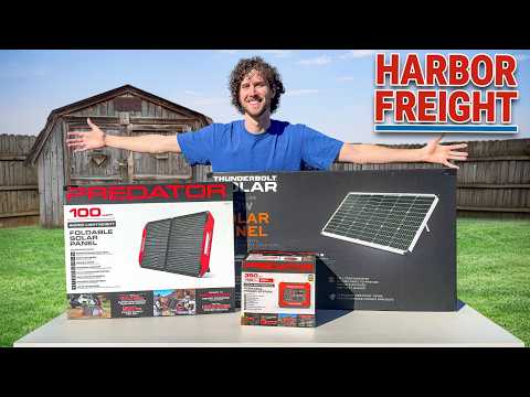 I Bought Harbor Freight’s CHEAPEST Solar Setup