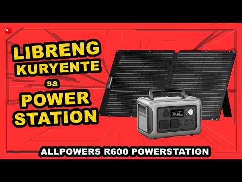 ALLPOWERS R600 Power Station with SOLAR PANEL