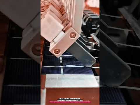 Solar Panel Stringing Machine 0.2mm Precision Tabbing System High Efficiency PV Production