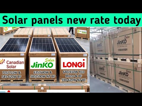 Longi,Jinko, Canadian Solar Panel New rate | Solar Panel updated Price in Pakistan 23 march 2026