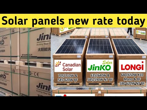 Longi,Jinko, Canadian Solar Panel New rate | Solar Panel updated Price in Pakistan 22 march 2026
