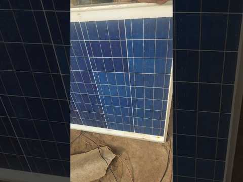40 Watt Solar Panel vs Iron Nail! ☀️⚙️ #SolarPower #775DCMotor #DIY