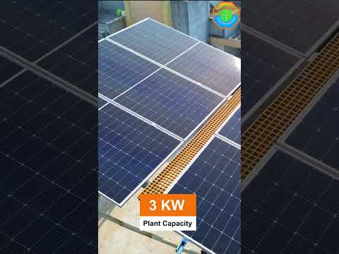3 KW Solar Power System | PM Surya Ghar Yojana | Residential Solar Project