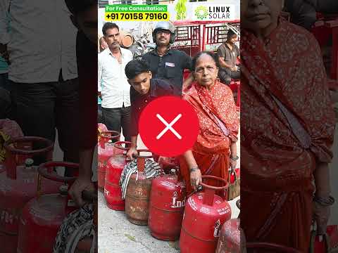 Run Induction Stove on 2 Solar Panels! 😲 Free Cooking | Linux Solar #shorts