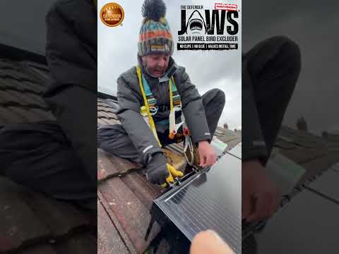 How easy is it to fit Defender Jaws Solar Panel Bird Excluder? So easy, anyone can do it – watch!