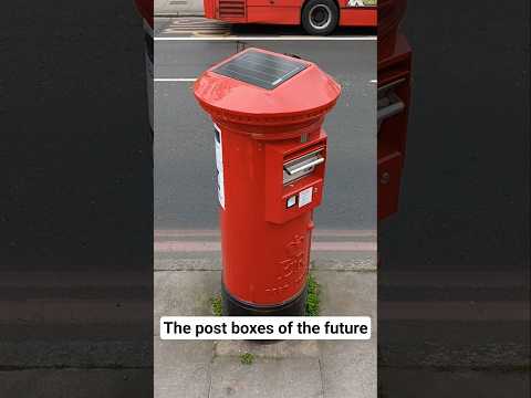 Solar Panel Postboxes have arrived in London