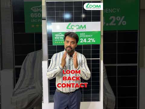 India’s Powerful 650W Solar Panel ⚡ SHARK Bifacial Explained! #shorts