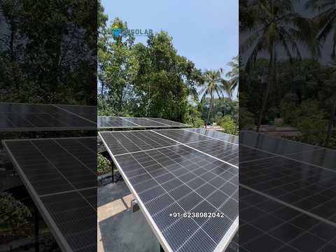 3.5kw Solar power plant|#jksolar #shorts #6238982042