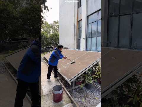 Son Cleaned Solar Panels With Phone #shortvideo