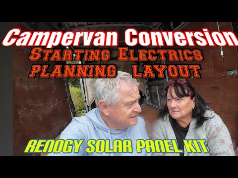 RENOGY 400W SOLAR PANEL KIT  / CAMPERVAN CONVERSION / PLANNING LAYOUT
