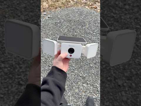 The built-in solar panel is a game chnager 👌🏼 #securitycamera #solarpanel #reolink #amazonfinds