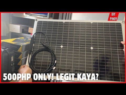 NEW BUDGET SOLAR PANEL FOR SMALL SOLAR POWER SETUP