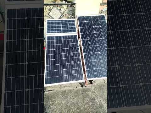 500 Watt Solar System. Charging battery 🔋