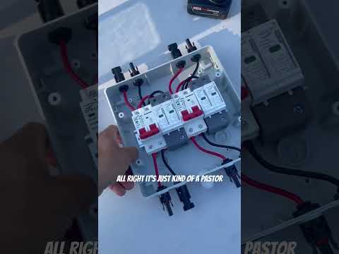 How Solar Surge Protectors are Wired #shorts #solar #diy