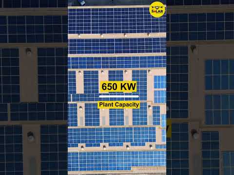650 KW Industrial Rooftop Solar Power Plant | Longi and RenewSys Solar Panels