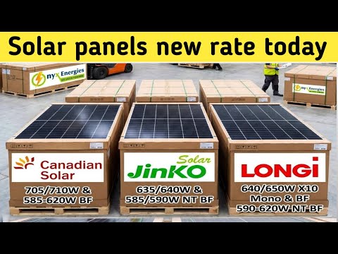 Longi,Jinko, Canadian Solar Panel New rate | Solar Panel updated Price in Pakistan 30 march 2026