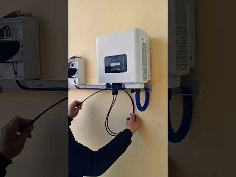 5 kW ☀️ solar system installation #uzintech #shorts #solar #panel