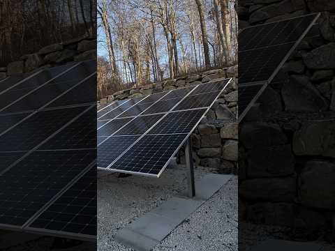 enphase Iq7-h 164-panel on Sinclair ballast ground mount 💰💵 #solar #diy #energy #home