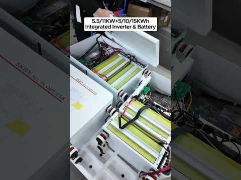 SUNC Integrated Inverter & Battery: 5.5/11KW inverter + 5/10/15KWh lithium battery#solarbattery #ess