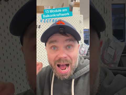 13 Solarmodule am Balkonkraftwerk anschließen – 7000 Watt
