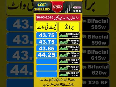 Jinko Solar Panel Price in Pakistan